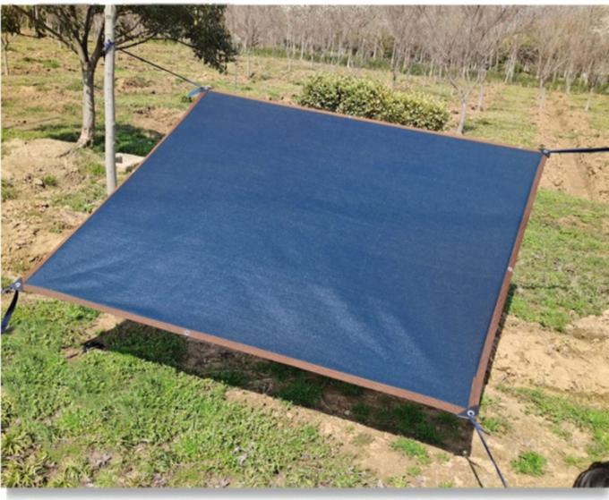 70% Windschutzgewächshaus Landwirtschaft Sun-Segel-wasserdichtes Aluminiumschatten-Netz