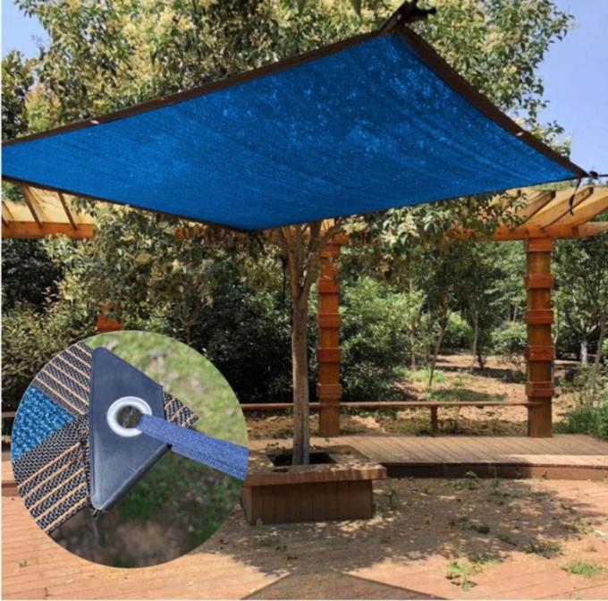70% Windschutzgewächshaus Landwirtschaft Sun-Segel-wasserdichtes Aluminiumschatten-Netz