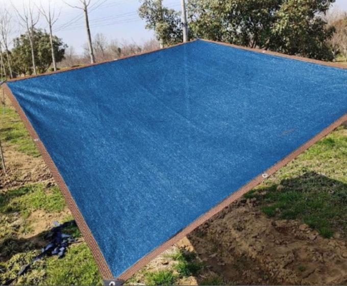 70% Windschutzgewächshaus Landwirtschaft Sun-Segel-wasserdichtes Aluminiumschatten-Netz