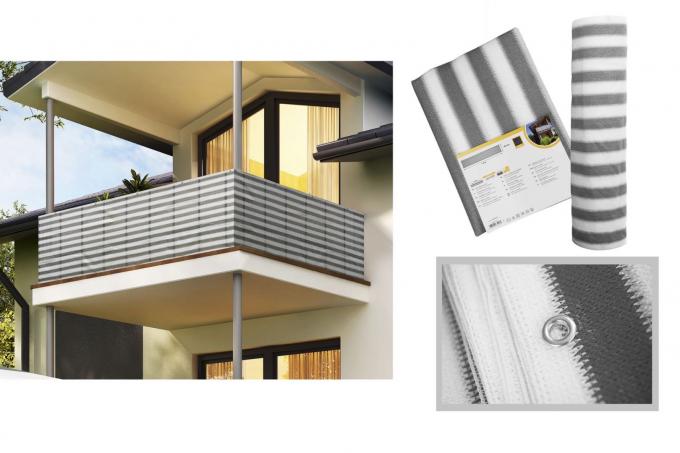 UVsegel-Vollenden des Balkon-HDPE-Schatten-Netz-0.9x5m